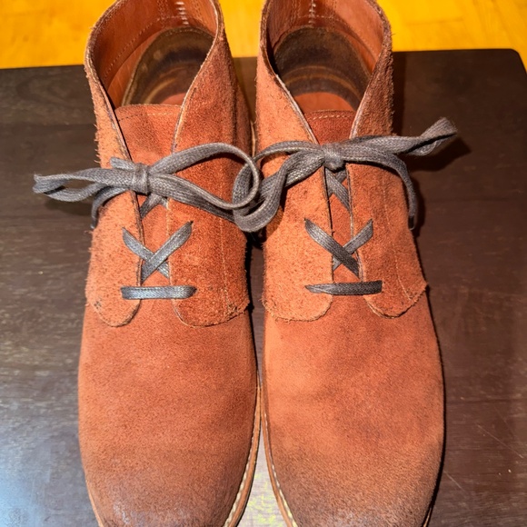 Wolverine 1000 Mile Latham Boots Men's 10 Rust Rough Out Leather MADE IN USA - Picture 9 of 16